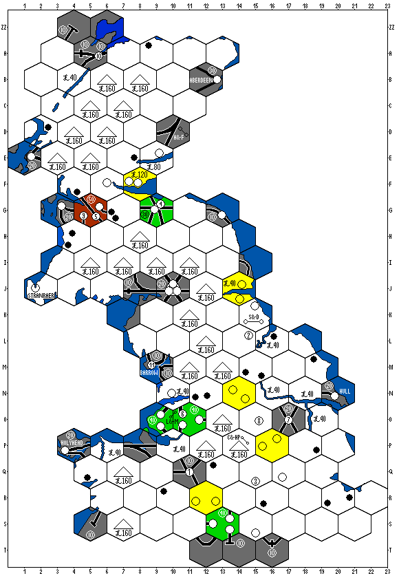 1829 North map